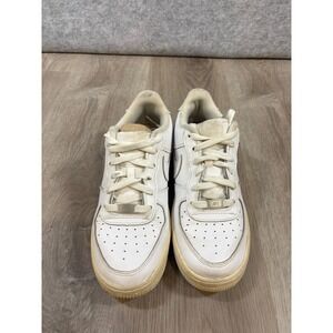 Nike Air Force 1 Low White Sneakers Men's Size 7Y Casual Athletic